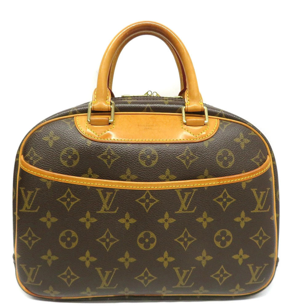 Louis Vuitton Trouville handbag iconic brown Monogram canvas